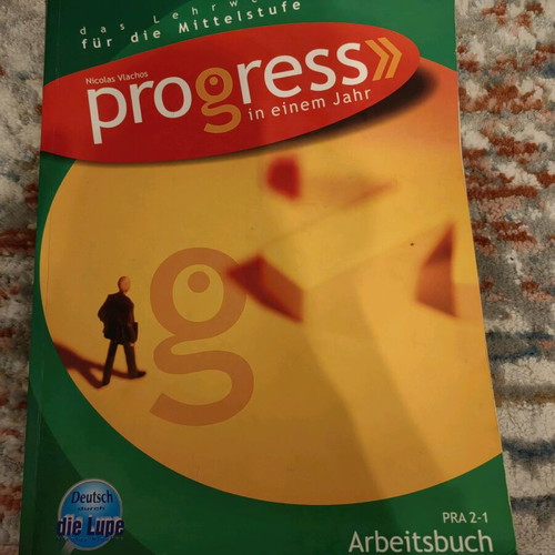 Progress in einem Jahr Arbeitsbuch used, with notes