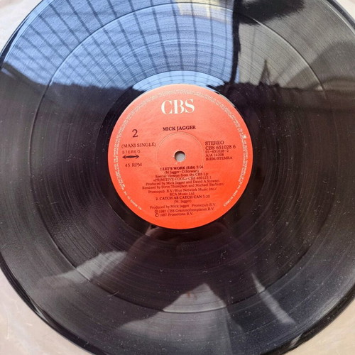Mick Jagger Lets Work vinyl like new without cover