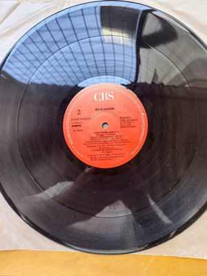 Mick Jagger Lets Work vinyl like new without cover
