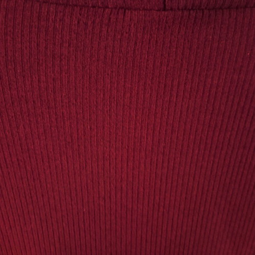 Caramella burgundy winter long rib jersey dress plus size like new