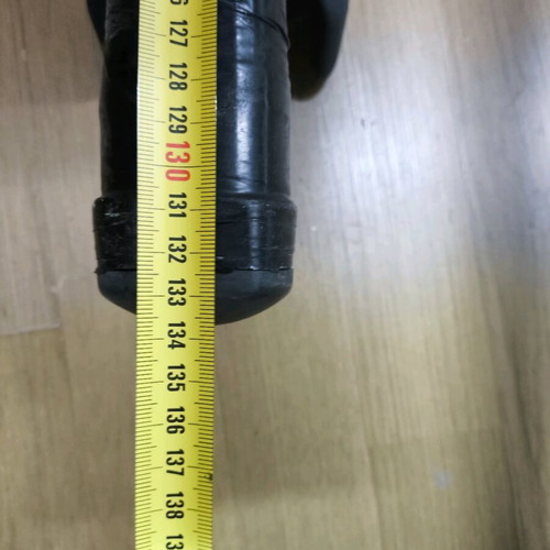 Menabo car roof bars used, aluminum 133cm with rubber