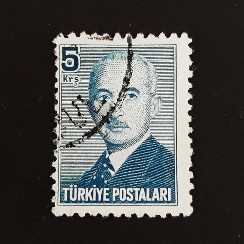 Γραμματόσημο Τουρκίας 1948 5 kurus με Μουσταφά Ισμέτ Ινονού σαν καινούργιο