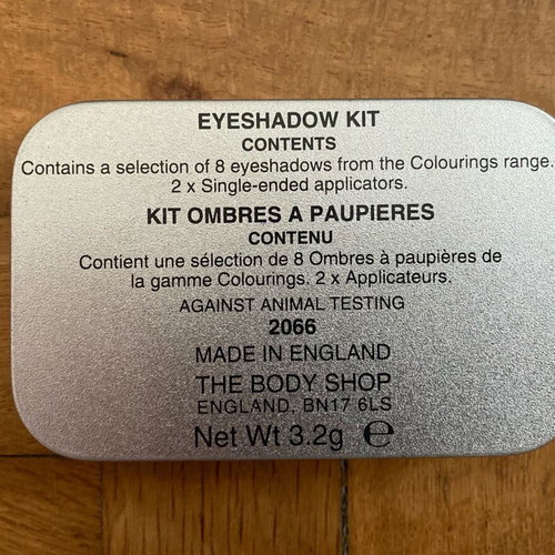 Body Shop vintage 1990 cosmetic set used