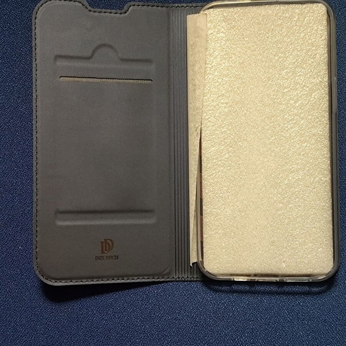 iPhone 14 Pro Max Flip Wallet Case Dux Ducis Blue New