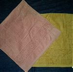  Πετσέτες προσώπου A ποιότητας βελουτέ σετ 2 τεμαχίων Καινούργιο
