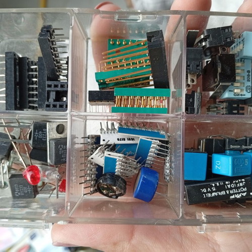 Electronics repair and BGA rework soldering kit like new, NOS components