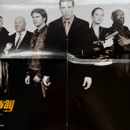 Poster PS2 The Getaway μεταχειρισμένο, αυθεντική αφίσα 2002