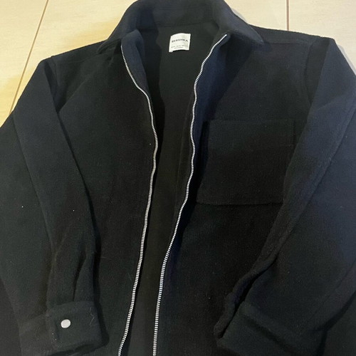 Bershka men's jacket black like new, size XS