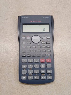 Casio fx 350ms scientific calculator used