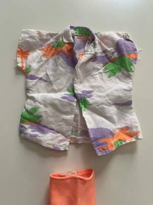 Bibi-Bo doll vintage clothing set like new from 1980s