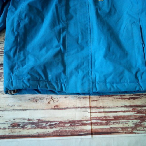 Trespass kids jacket used, size 5/6, blue