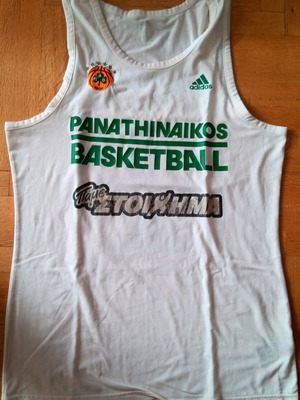 Παναθηναϊκός BC αμάνικο προπόνησης μεταχειρισμένο XL με φθορές 2016 Adidas