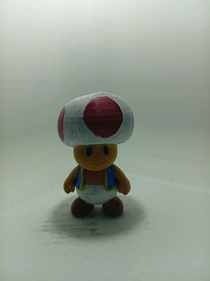 Super Mario Toad figure like new, collectible Nintendo item