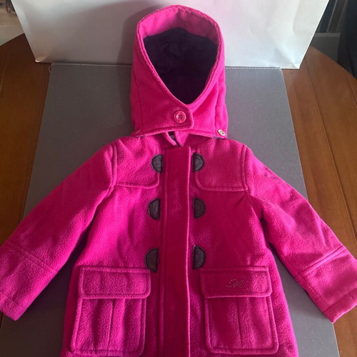 Marasil girls coat fuchsia used, size 18M-86cm