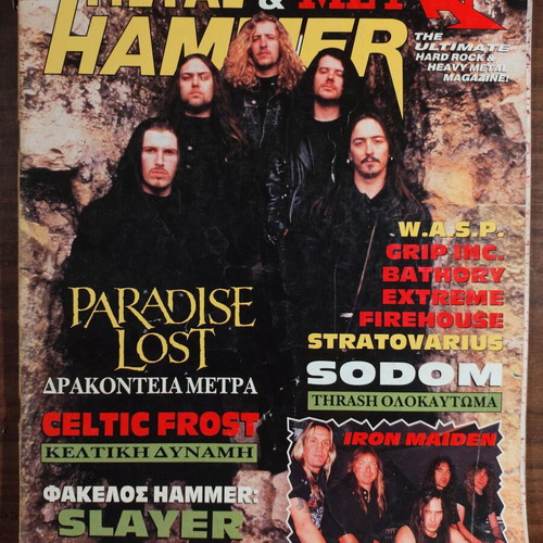 Metal Hammer No. 127 Magazine used, August 1995, Paradise Lost cover