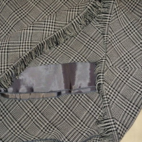 Long skirt used, gray, size 56/XL with elastic waist