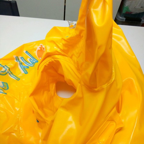 Inflatable baby float jumbo round used