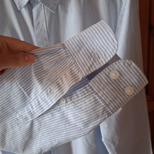 Sinsay Slim Fit Men's Shirt XL Striped Like New