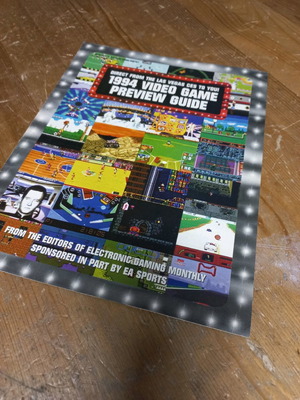 CES 1994 video game preview guide used