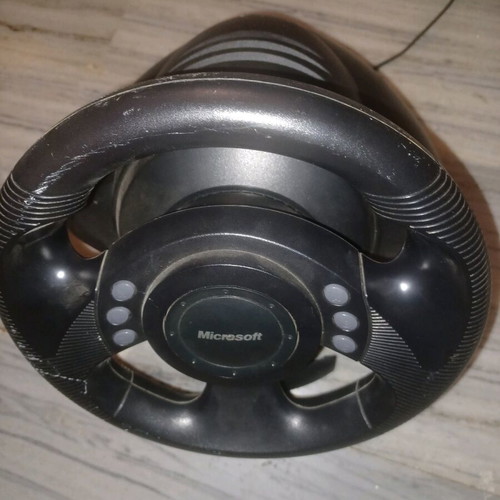 Microsoft steering wheel used