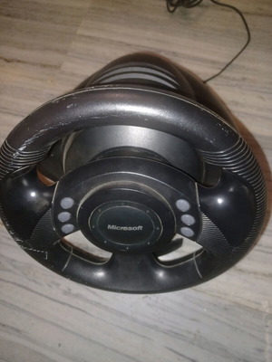 Microsoft steering wheel used