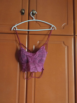Bralette, red