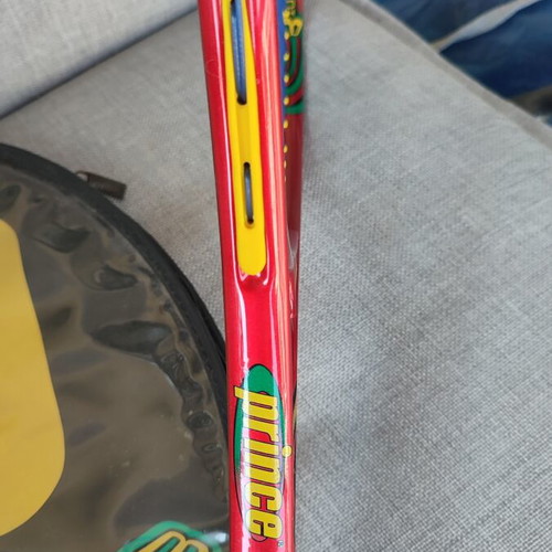 Prince Popshot vintage tennis racket with case, used