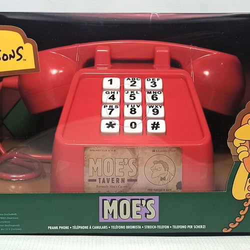 The Simpsons Moe's Tavern Prank Phone replica new
