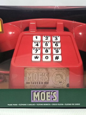 The Simpsons Moe's Tavern Prank Phone replica new