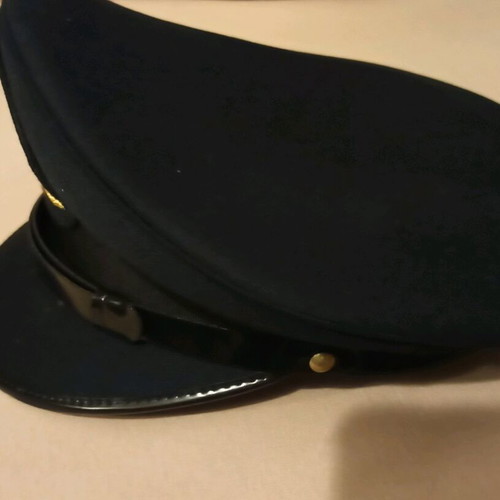 Officer cap E.S uniform new with emblem size 58 1/2