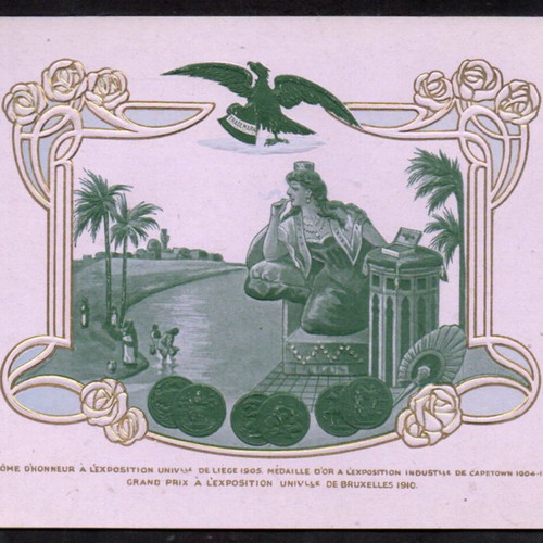 Dimitrino Cigarette Price List 1910 like new, Cairo