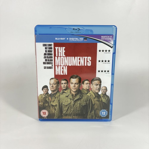 The Monuments Men Blu-ray like new with English subtitles