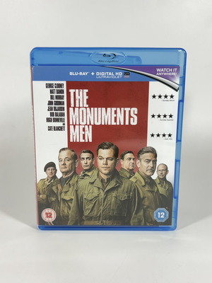 The Monuments Men Blu-ray like new with English subtitles