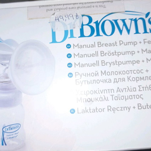 DrBrowns Manual Breast Pump unused