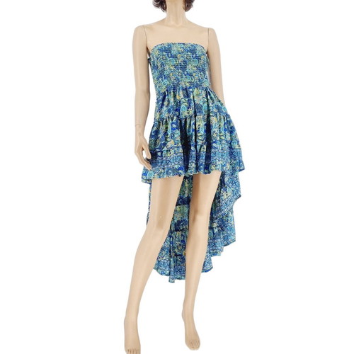 Bluenote strapless silk dress new, multicolor, one size