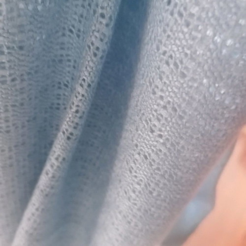 Cotton fabric new in baby blue 2.40x1.26