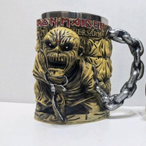 Iron Maiden anniversary mug new for 50 years of metal