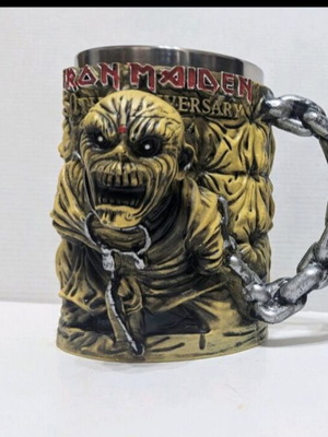 Iron Maiden anniversary mug new for 50 years of metal