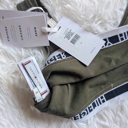 Tommy Hilfiger sports bra new, size XS, green