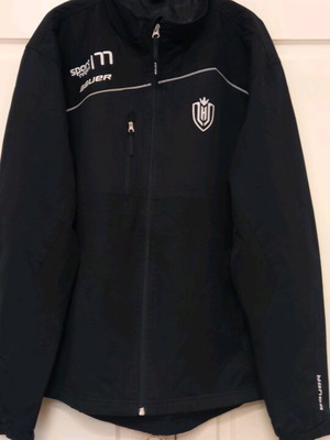 Bauer jacket black, thin windbreaker, like new, size M