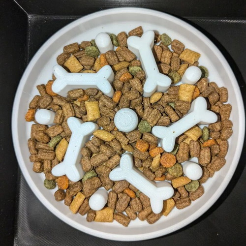 Slow Feeder Bowl for Healthy Pets, 16 cm Diameter