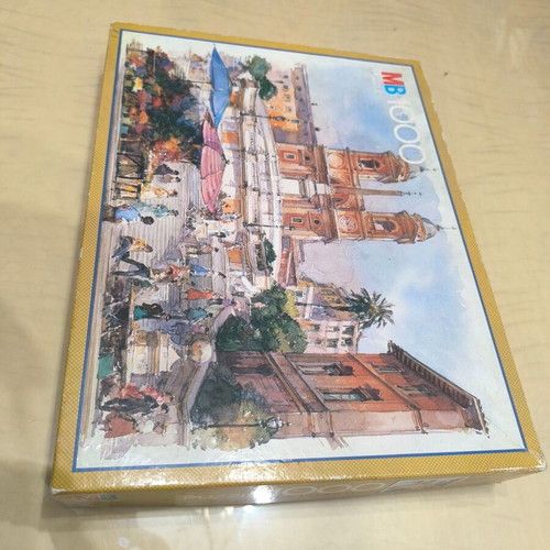 Puzzle with colorful city image 1000 pieces new BGM1001