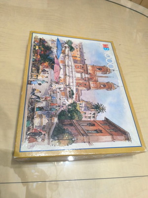 Puzzle with colorful city image 1000 pieces new BGM1001