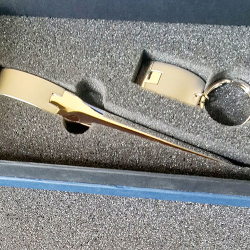 Metal office set cutter and keychain new