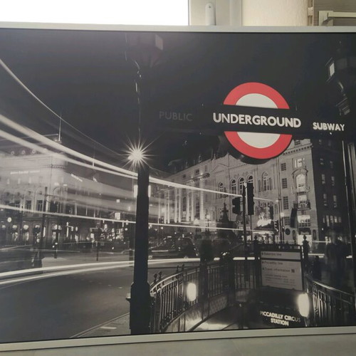 IKEA Vilshult art print used with London metro depiction 1.40x1.00