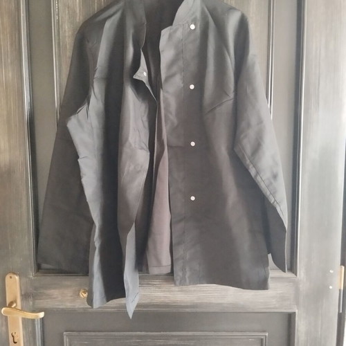 Chef jacket unisex long sleeve like new microfiber