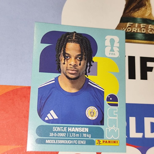 Sontje Hansen World Cup 2026 Panini sticker