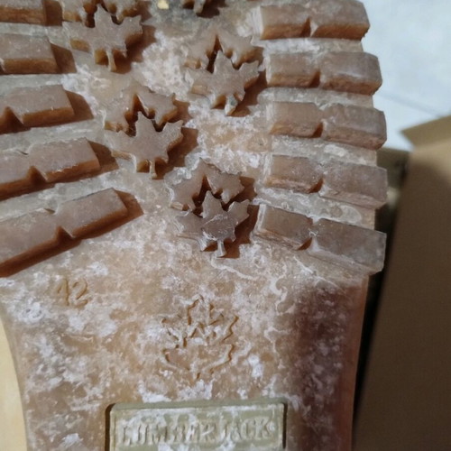 Lumberjack boots size 42 used, beige