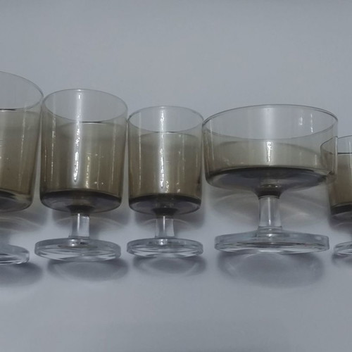 Luminarc Cristal D'arques Durand Cavalier stemmed glasses France 30 pieces new