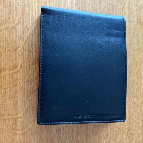 Porsche Design leather wallet, black, unused